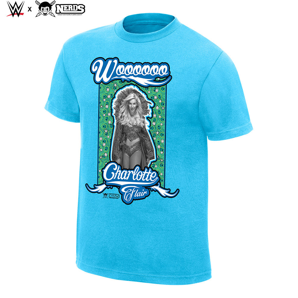 Charlotte Flair The Queen Neon Collection Graphic T-Shirt Pwcatalog