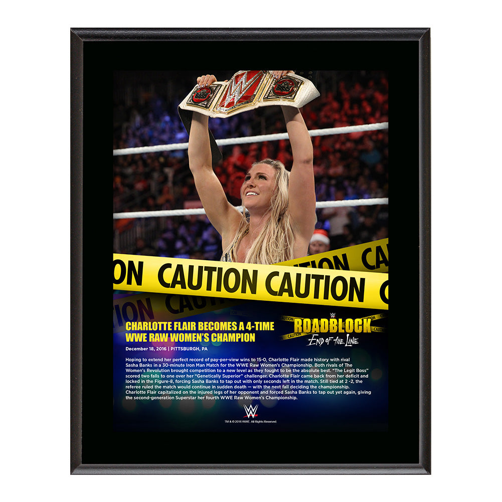 Charlotte RoadBlock 2016 10 x 13 Commemorative Photo Plaque Pwcatalog