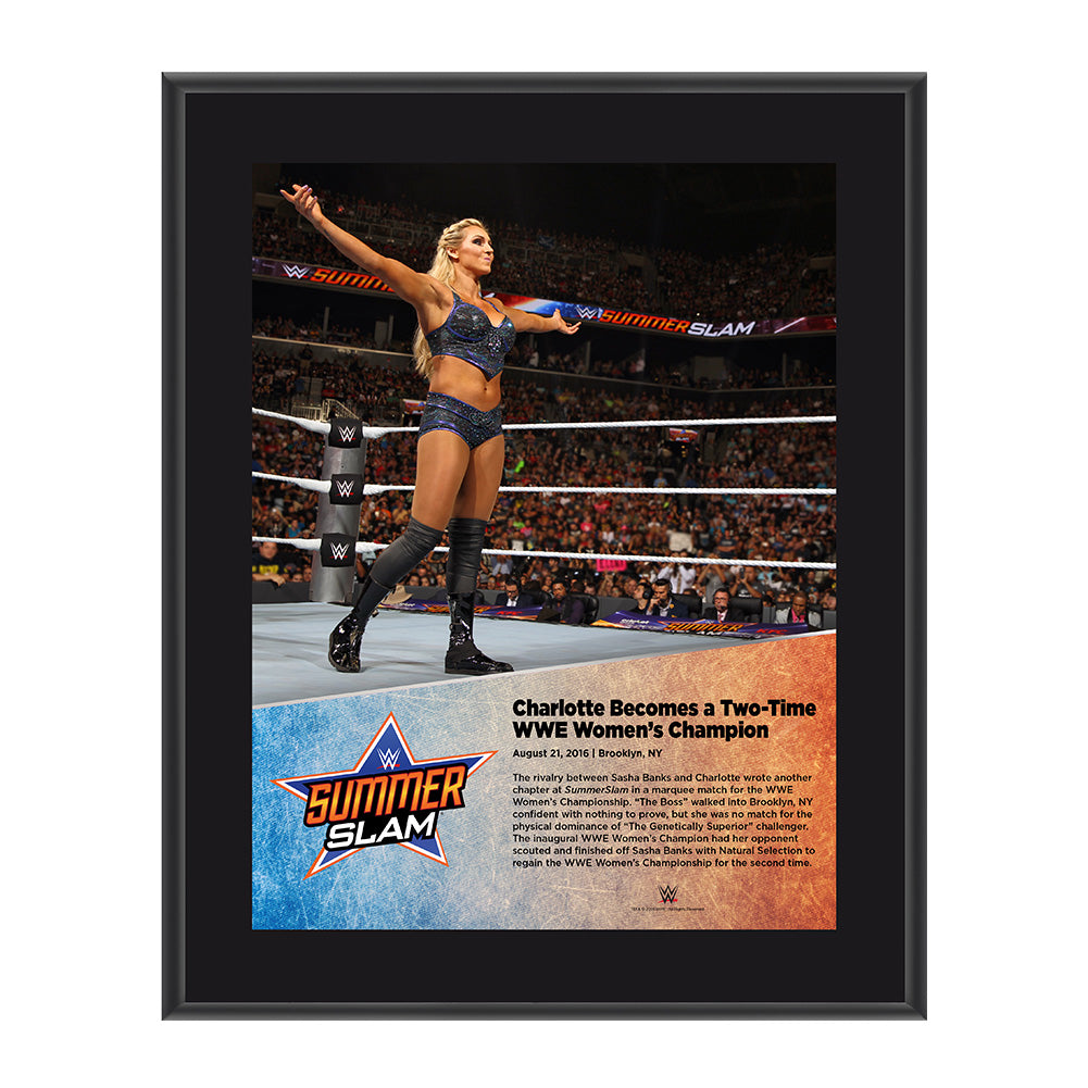 Charlotte SummerSlam 2016 10 x 13 Photo Plaque Pwcatalog