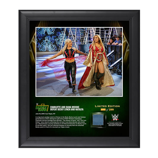 Charlotte and Dana Brooke Money In The Bank 2016 15 x 17 Framed Photo