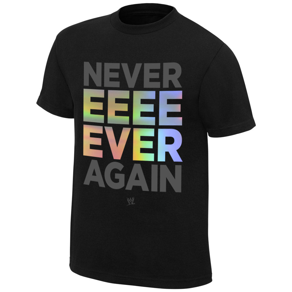 Chris Jericho Never Ever Again T-Shirt Pwcatalog