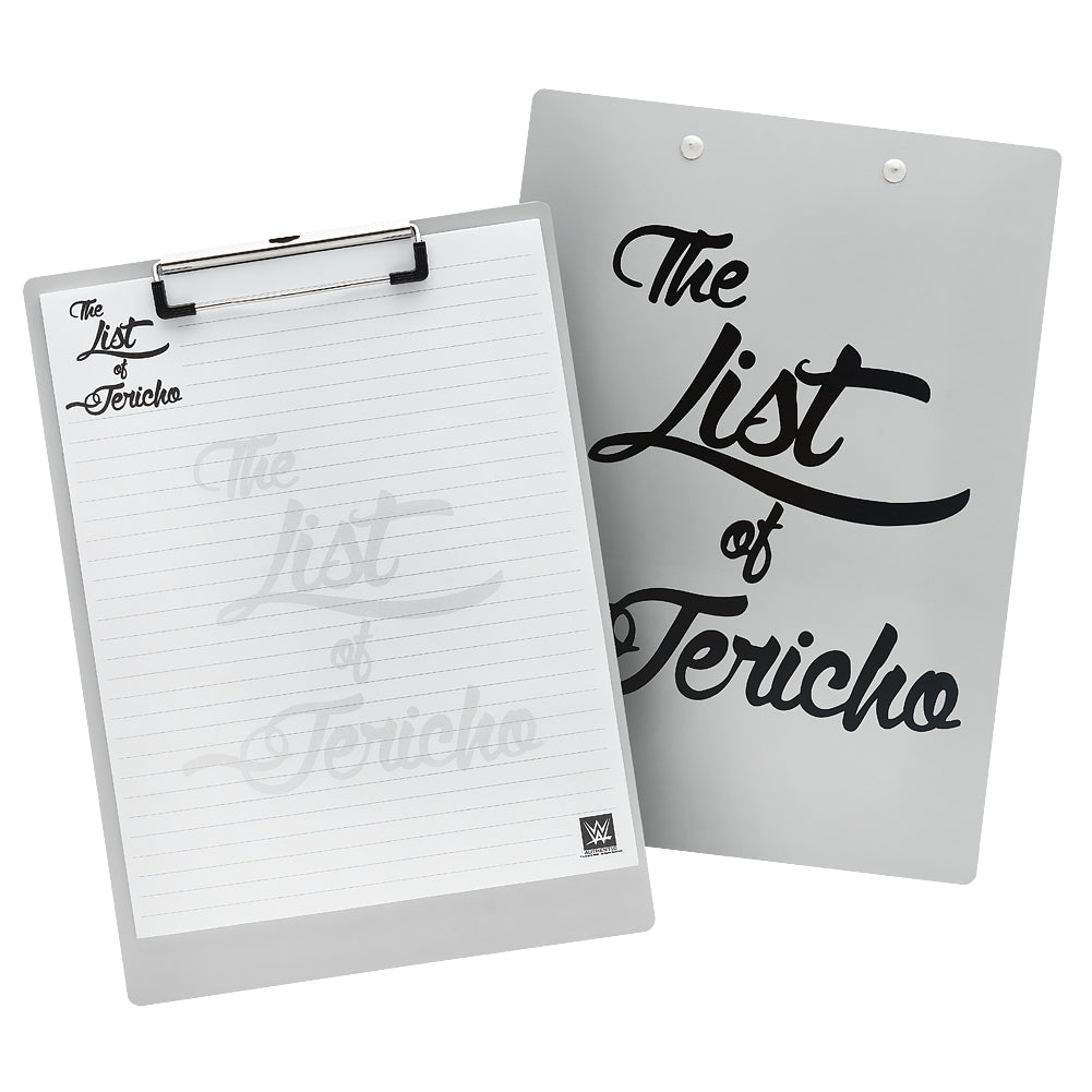 Chris Jericho The List of Jericho Clipboard Pwcatalog
