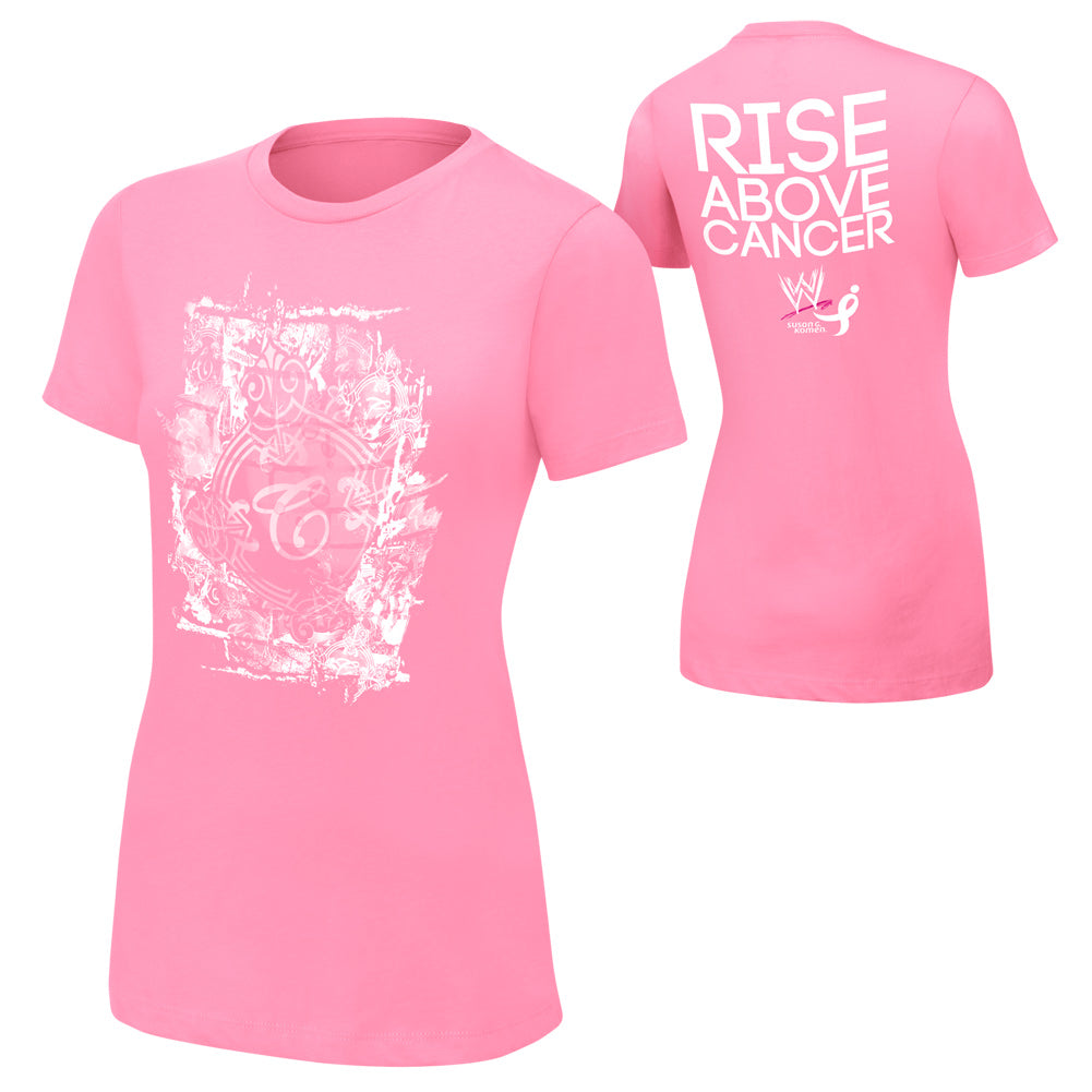 Christian Rise Above Cancer Pink Women's T-Shirt Pwcatalog