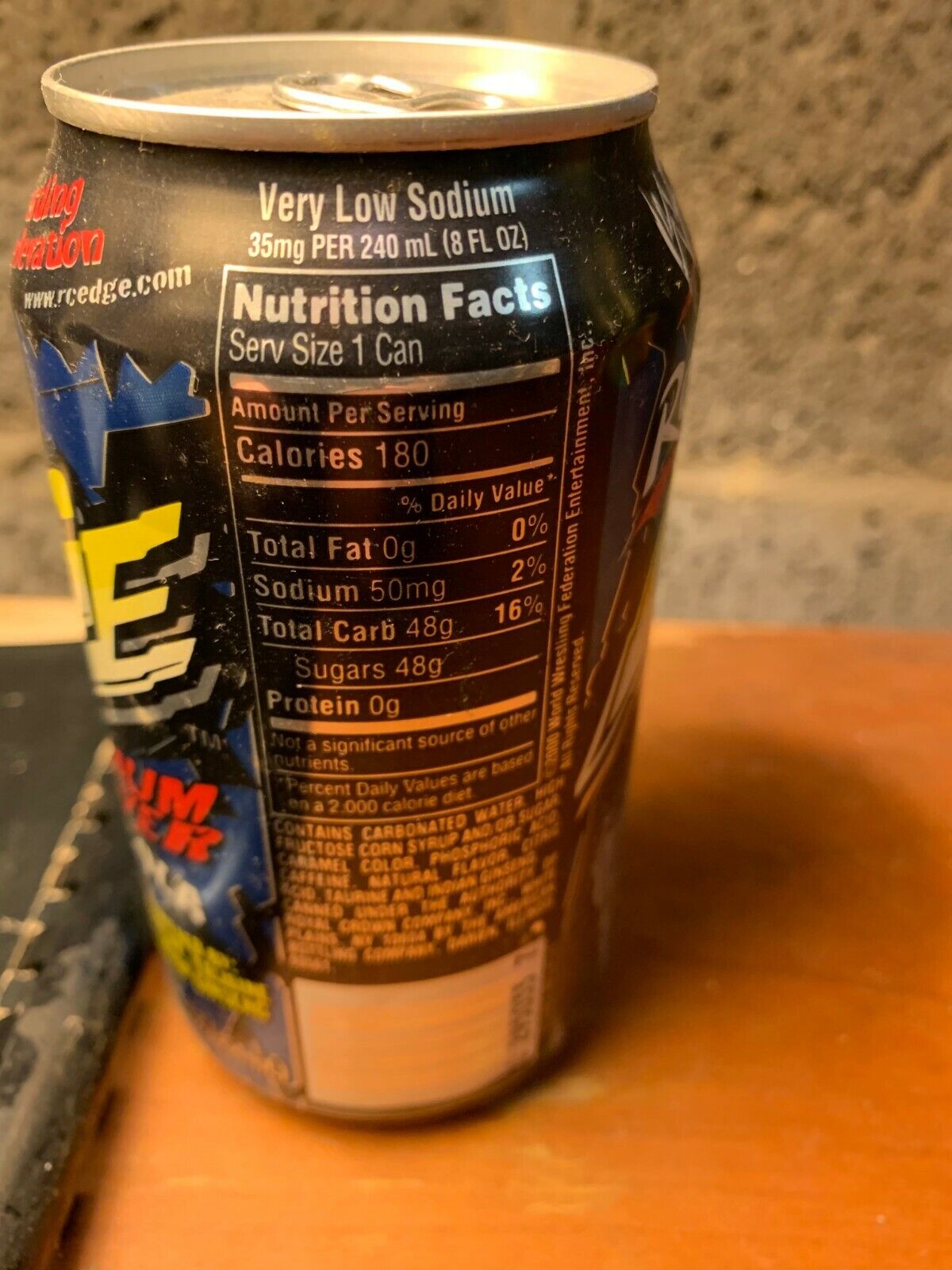 WWF RC Cola Edge Soda Chyna 1999 PW Catalog