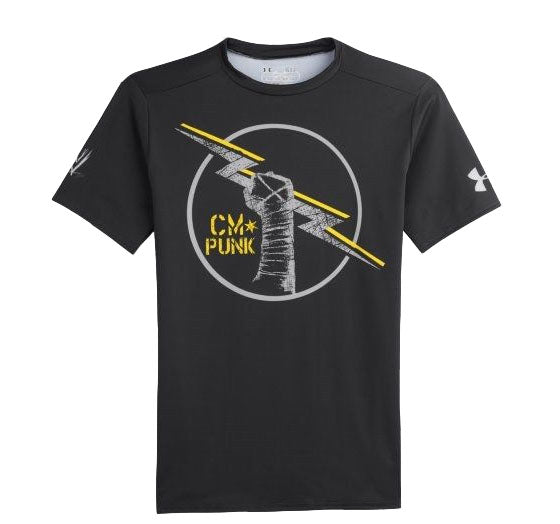 CM Punk Lightning Under Armour Compression T-Shirt Pwcatalog