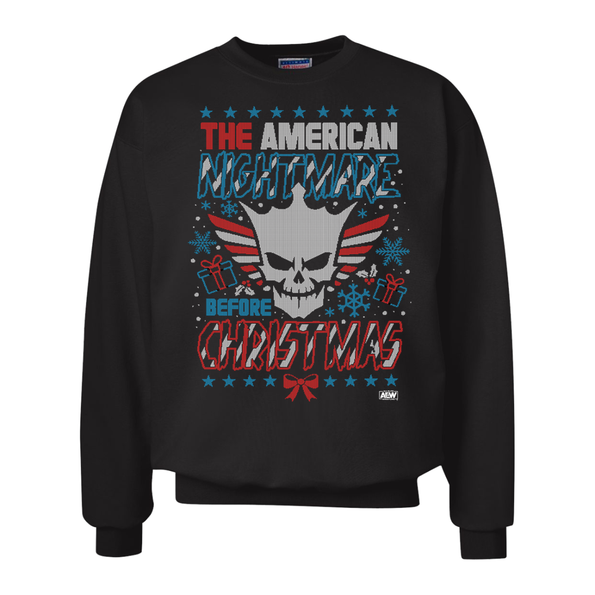 Cody Rhodes The American Nightmare Before Christmas Holiday Sweatshirt Pwcatalog