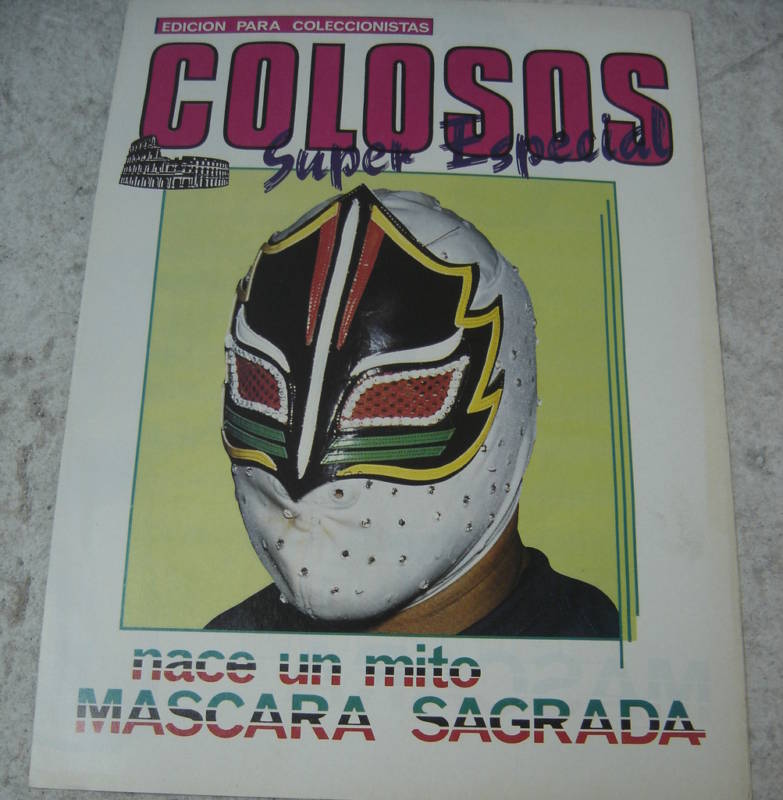 Colosos Mascara sagrada Magazine PWcatalog