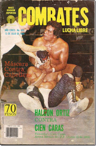 Combates de Lucha Libre 455 Magazine PWcatalog
