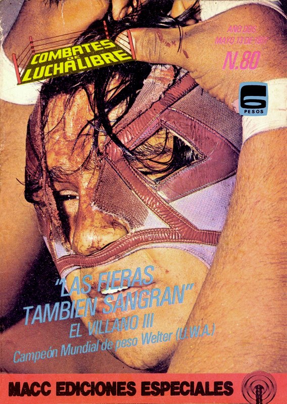 Combates de Lucha Libre 80 Magazine PWcatalog