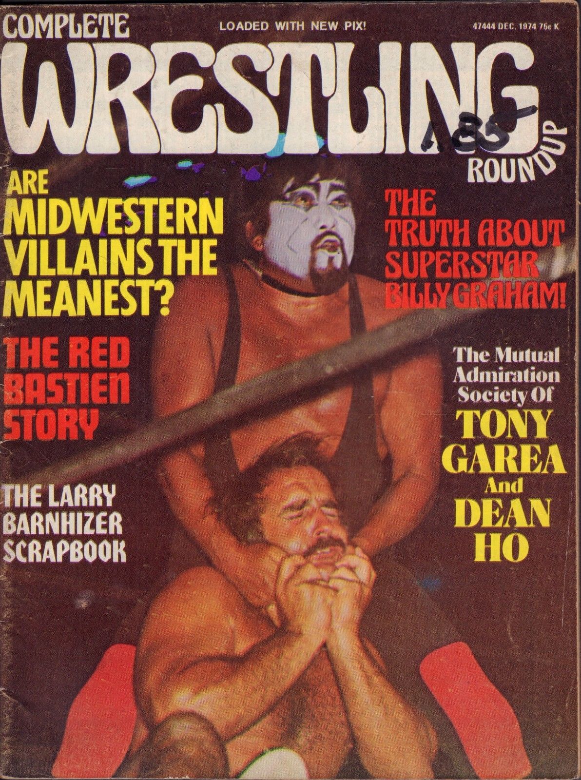 Complete Wrestling Roundup December 1974 Magazine PWcatalog