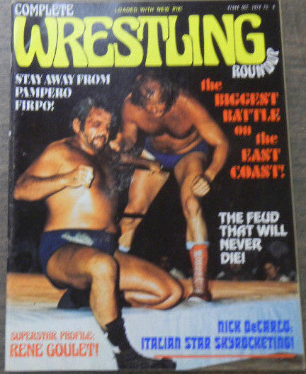 Complete Wrestling Roundup October 1974 Magazine PWcatalog