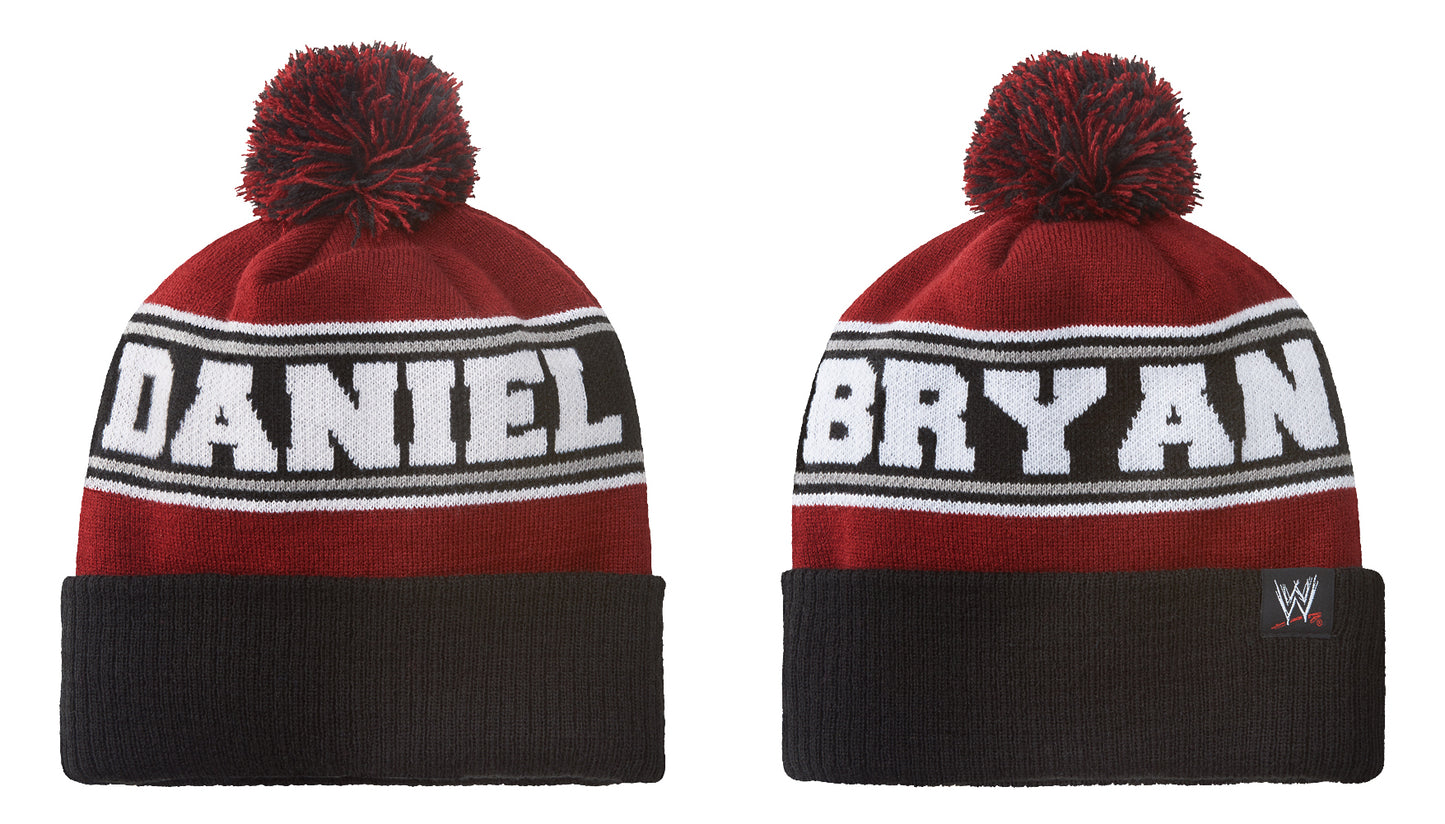 Daniel Bryan Pom Knit Beanie Hat Pwcatalog