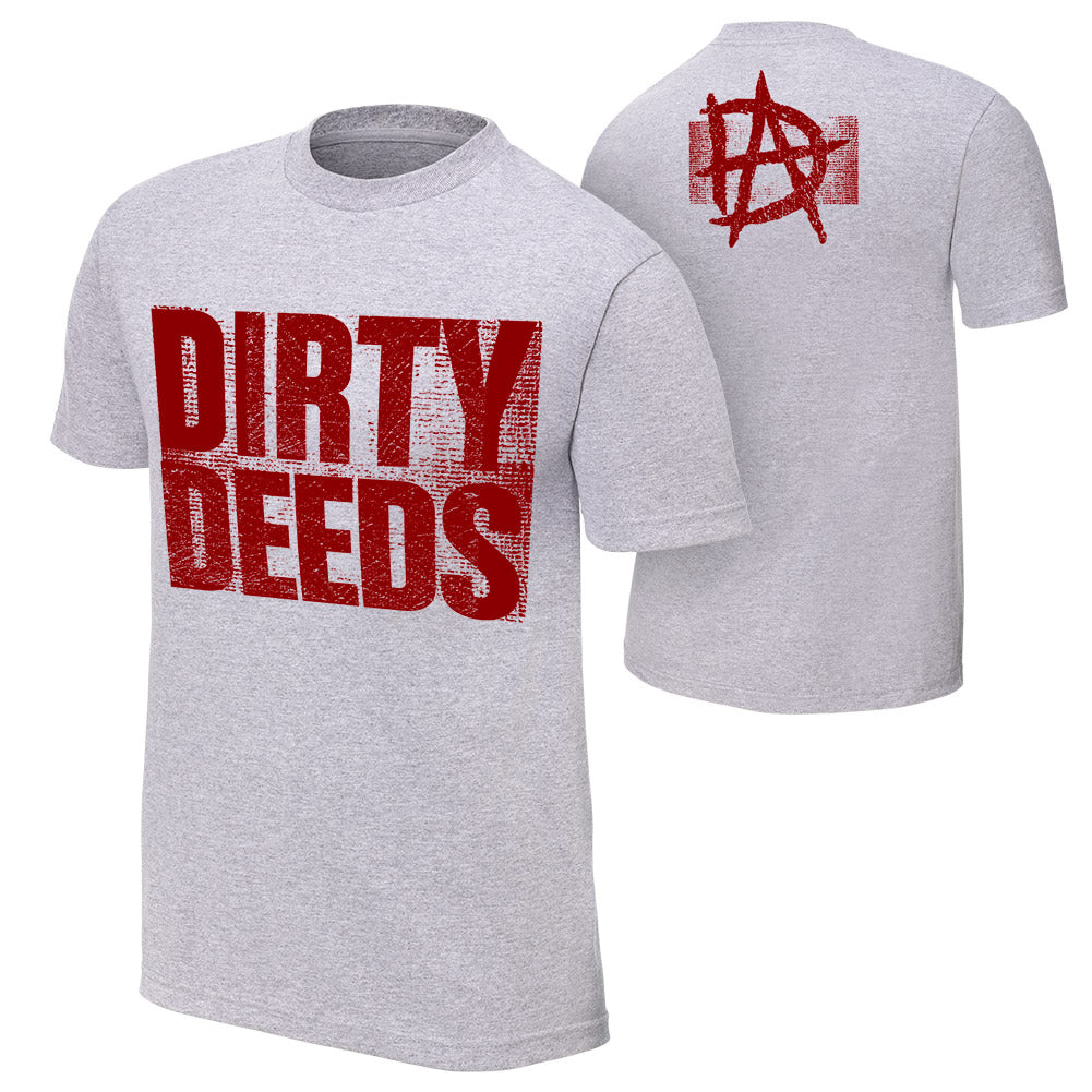 Dean Ambrose Dirty Deeds Authentic T-Shirt Pwcatalog