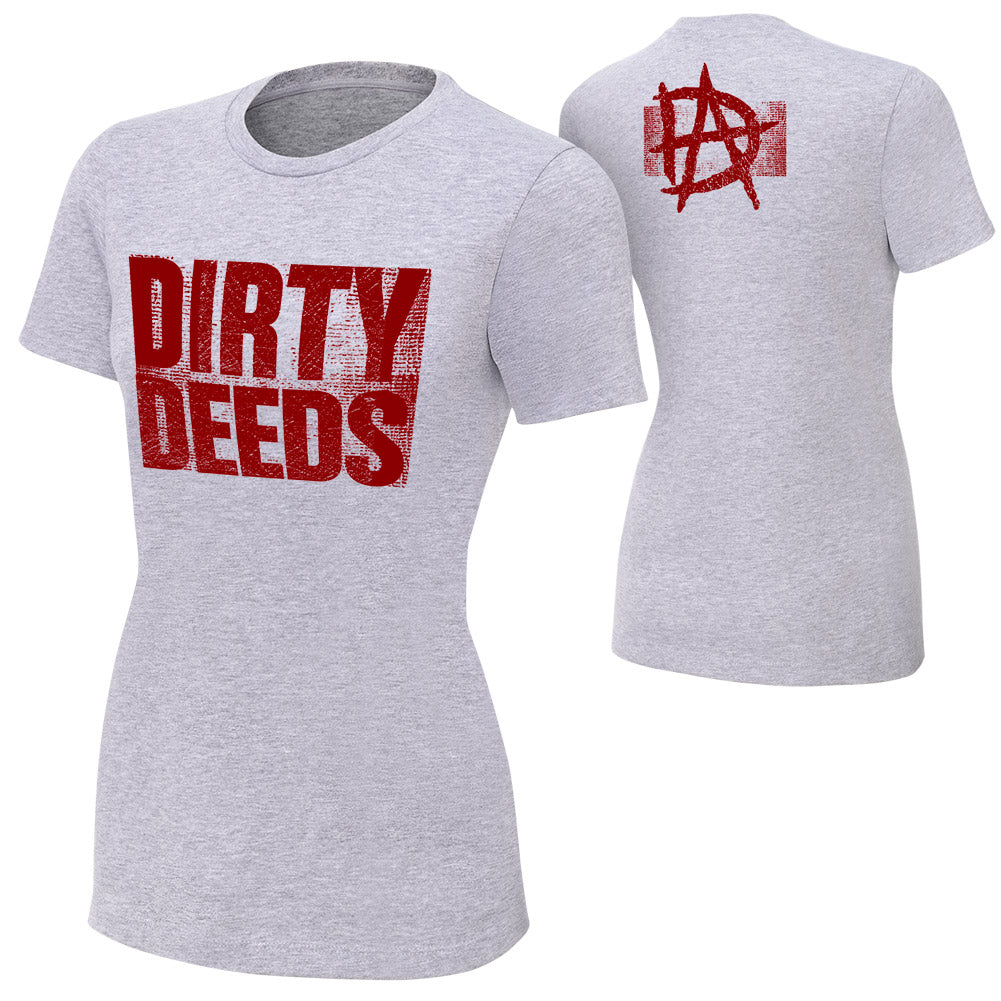 Dean Ambrose Dirty Deeds Women's Authentic T-Shirt Pwcatalog