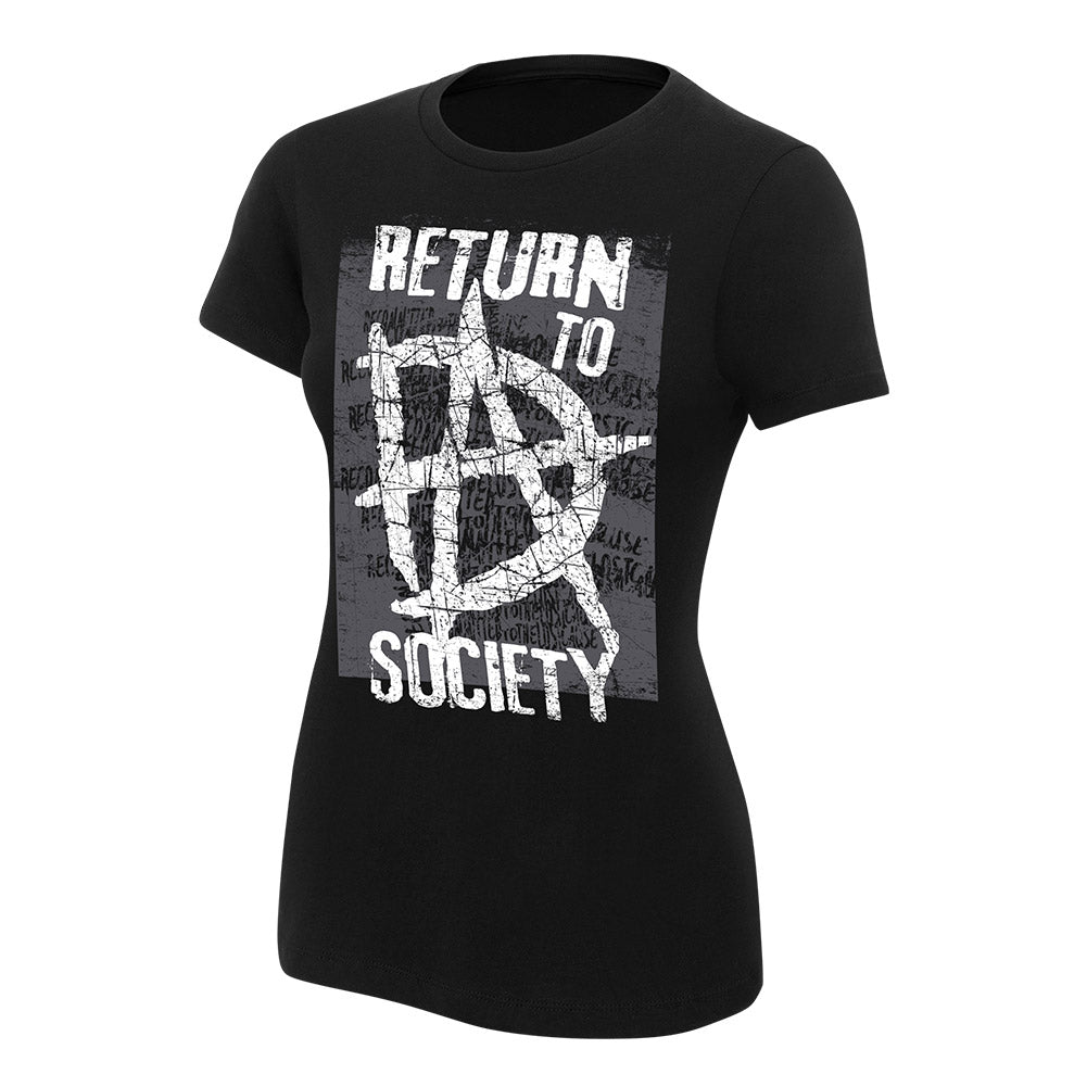 Dean Ambrose Return to Society Women's Authentic T-Shirt Pwcatalog