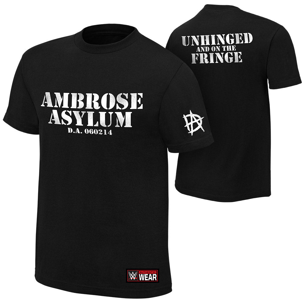 Dean Ambrose Unhinged and on the Fringe Authentic T-Shirt Pwcatalog