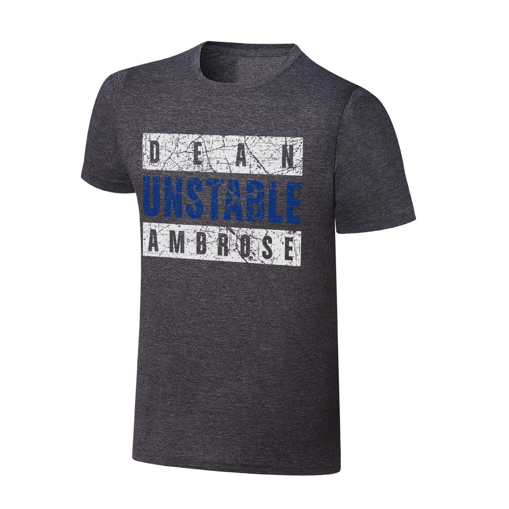 Dean Ambrose Unstable Advisory T-Shirt Pwcatalog