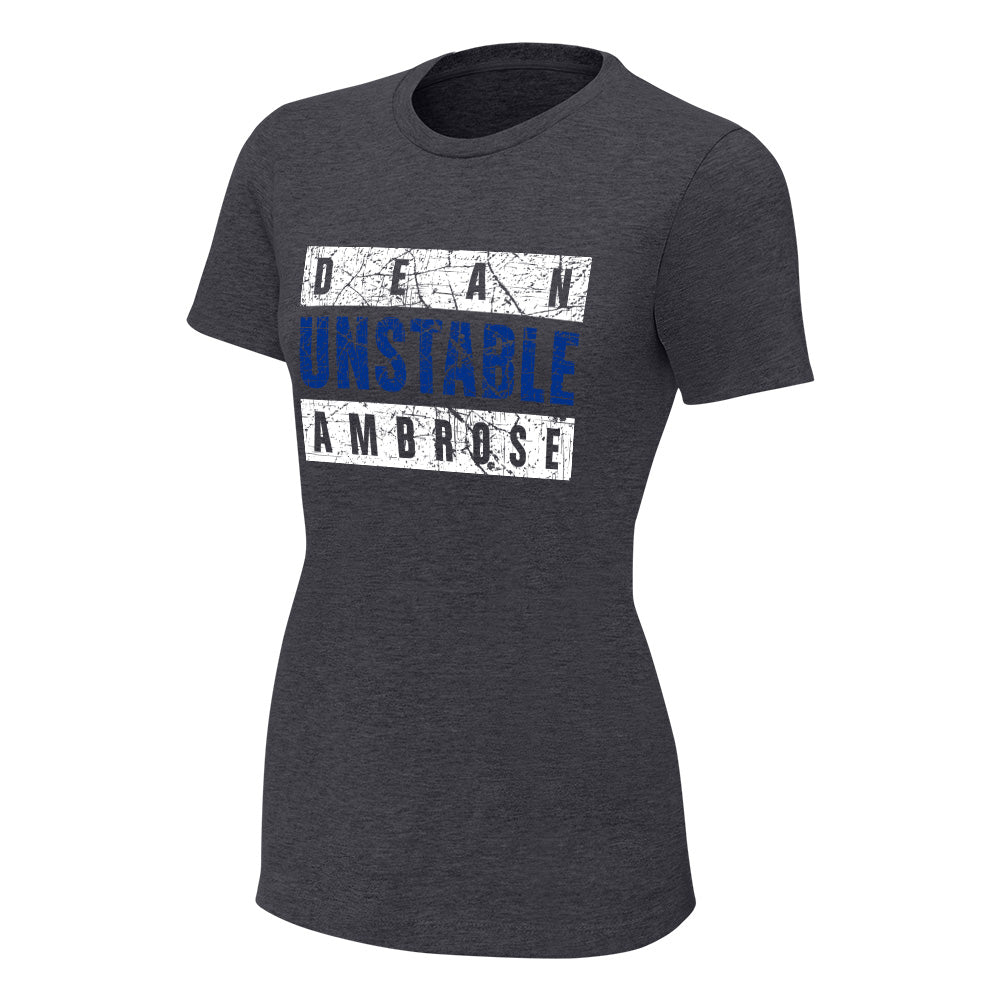 Dean Ambrose Unstable Advisory Women's T-Shirt Pwcatalog