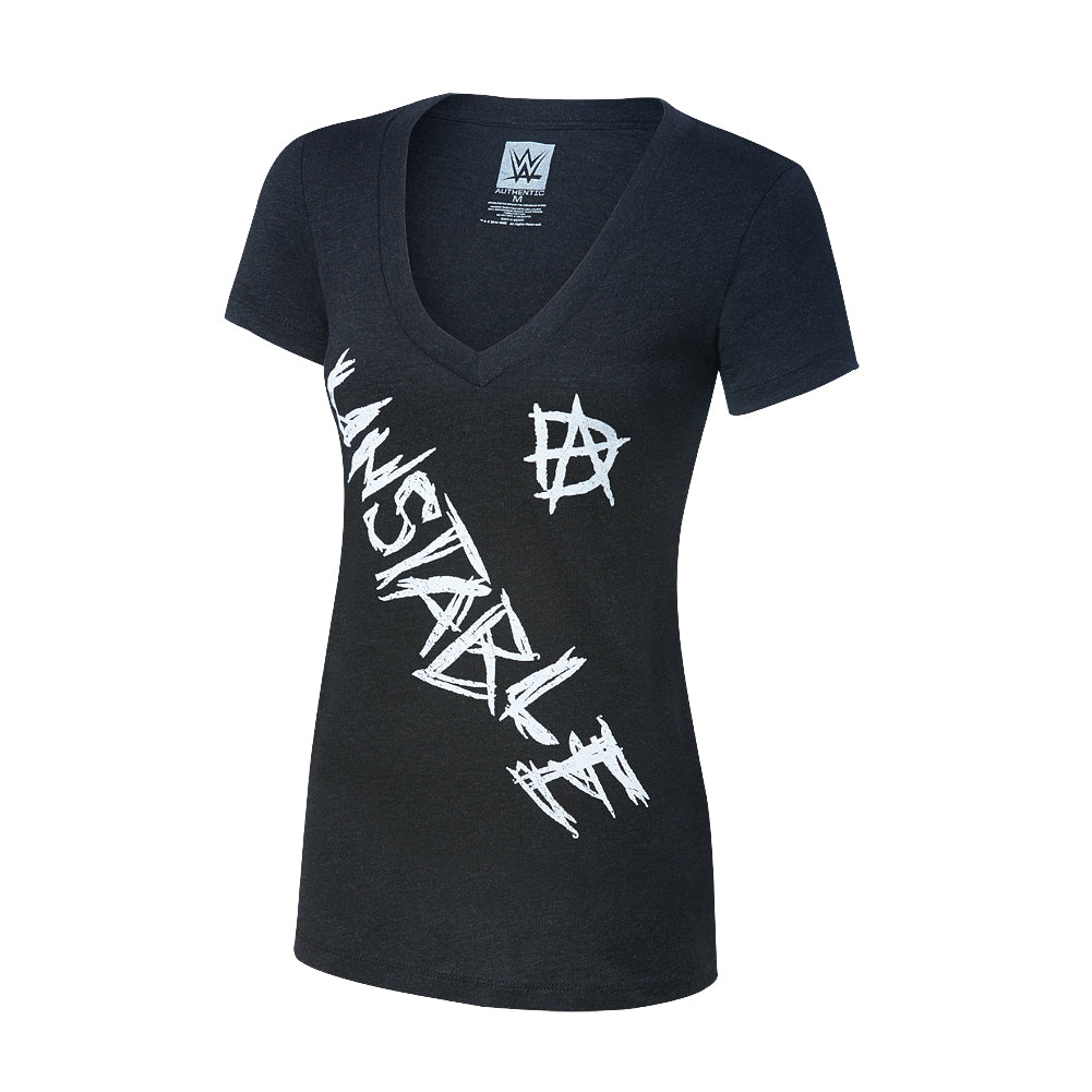 Dean Ambrose Unstable Tri-Blend Women's V-Neck T-Shirt Pwcatalog
