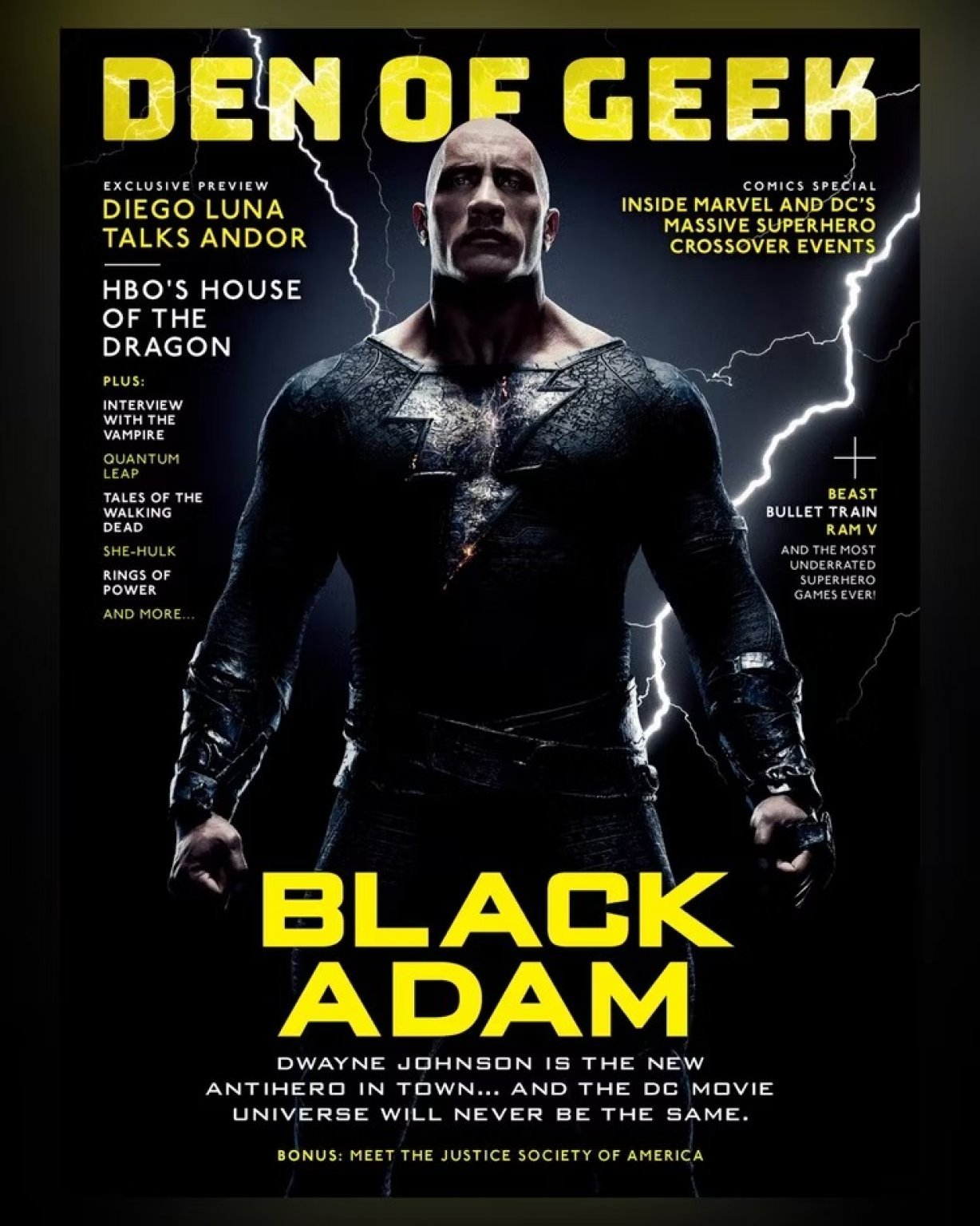 Den of the Geek Magazine July 2022 The Rock Magazine PWcatalog