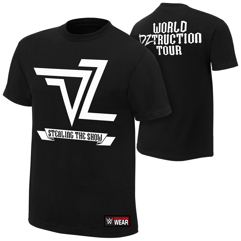 Dolph Ziggler World DZtruction Tour Authentic T-Shirt Pwcatalog