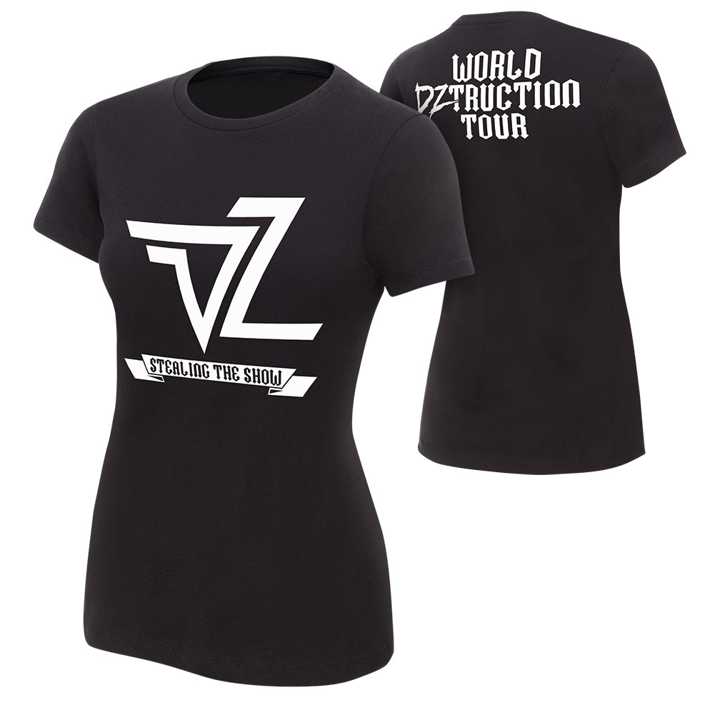 Dolph Ziggler World DZtruction Tour Women's Authentic T-Shirt Pwcatalog