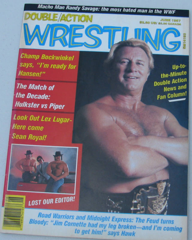 Double Action Wrestling June 1987 Magazine PWcatalog