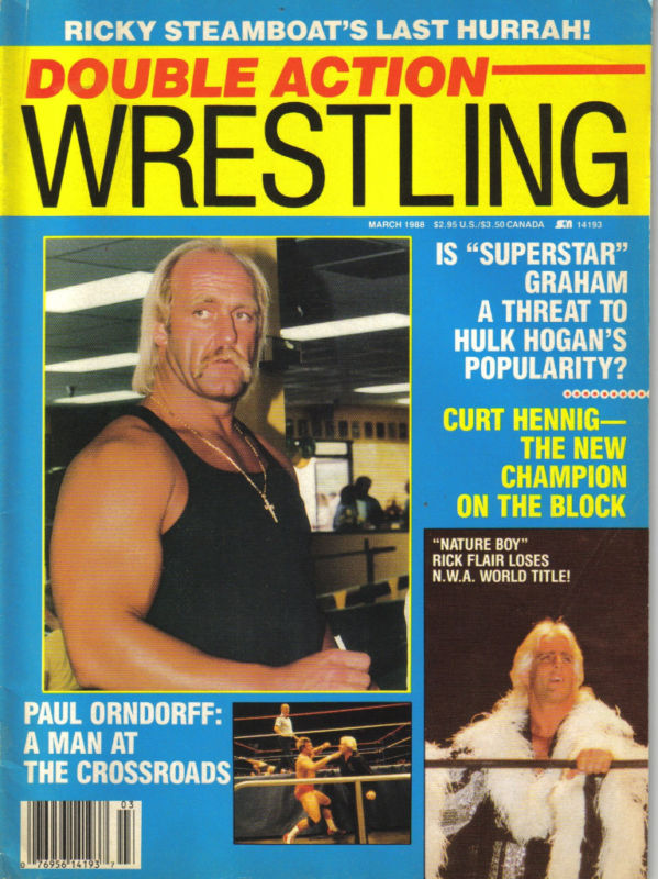 Double Action Wrestling March 1988 Magazine PWcatalog