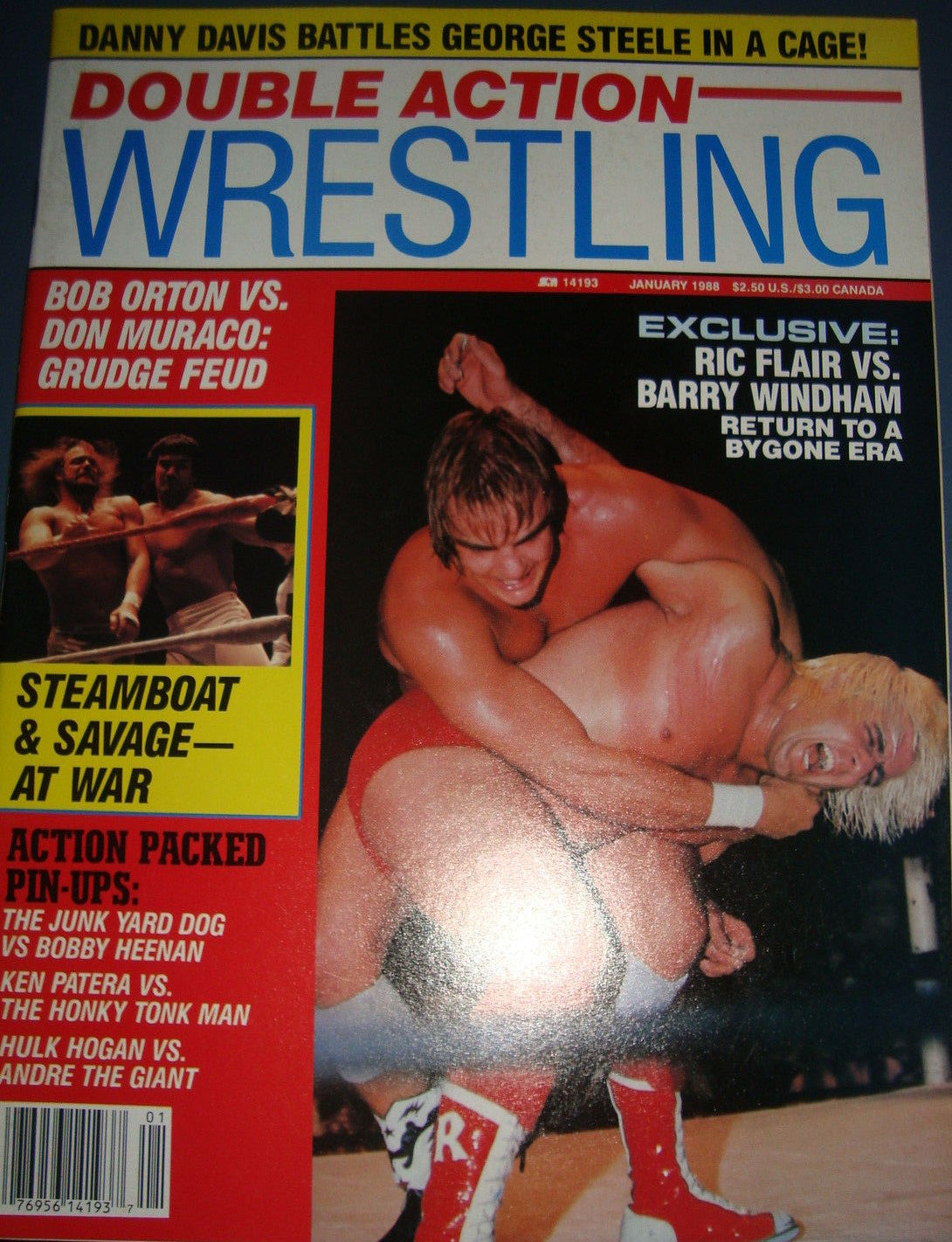 Double Action Wrestling January 1988 Magazine PWcatalog