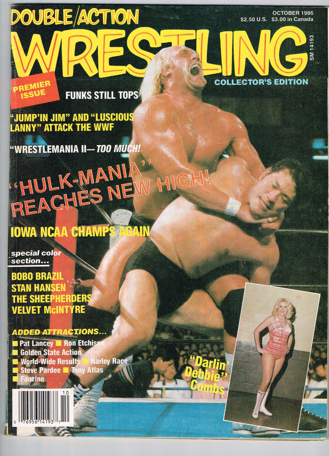 Double Action Wrestling October 1986 Magazine PWcatalog