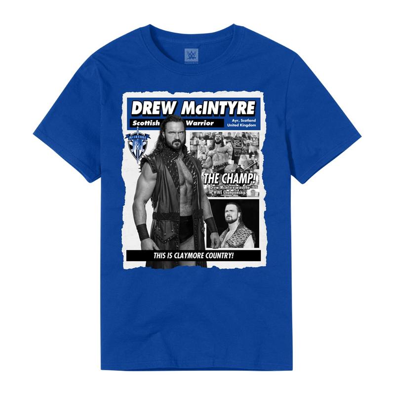 Drew McIntyre Headliner Graphic T-Shirt Pwcatalog