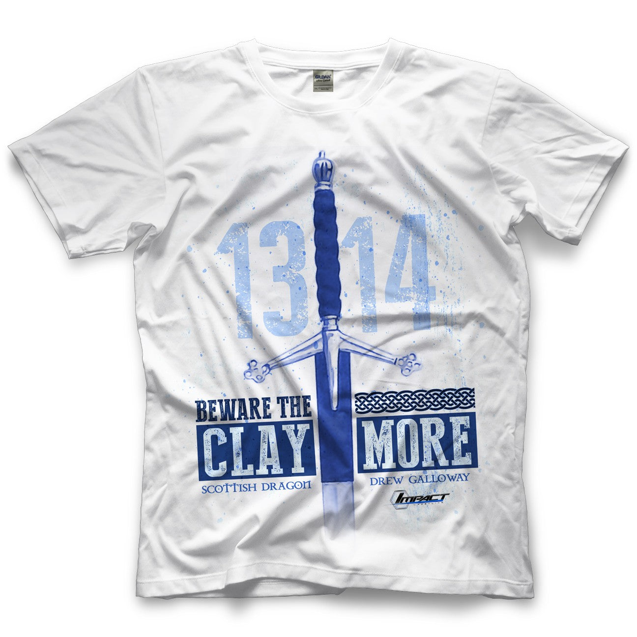 Drew McIntyre Scottish Dragon White T-Shirt Pwcatalog