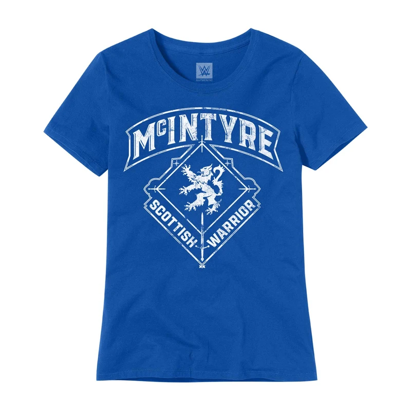 Drew McIntyre Scottish Warrior Women's Authentic T-Shirt Pwcatalog