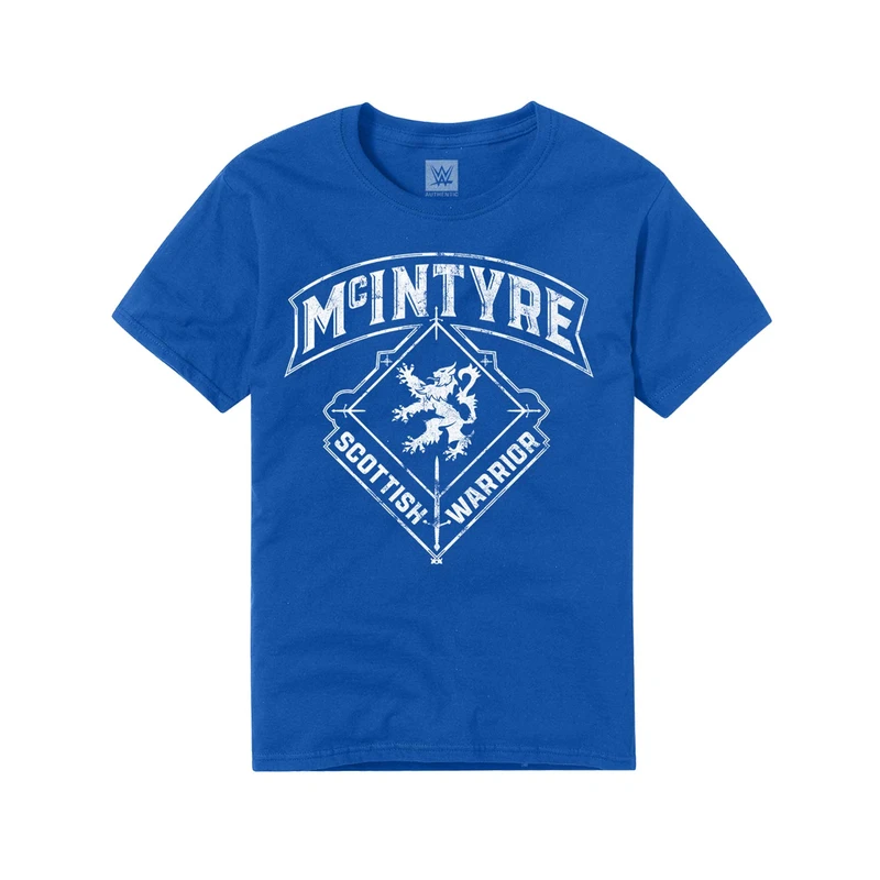 Drew McIntyre Scottish Warrior Youth Authentic T-Shirt Pwcatalog