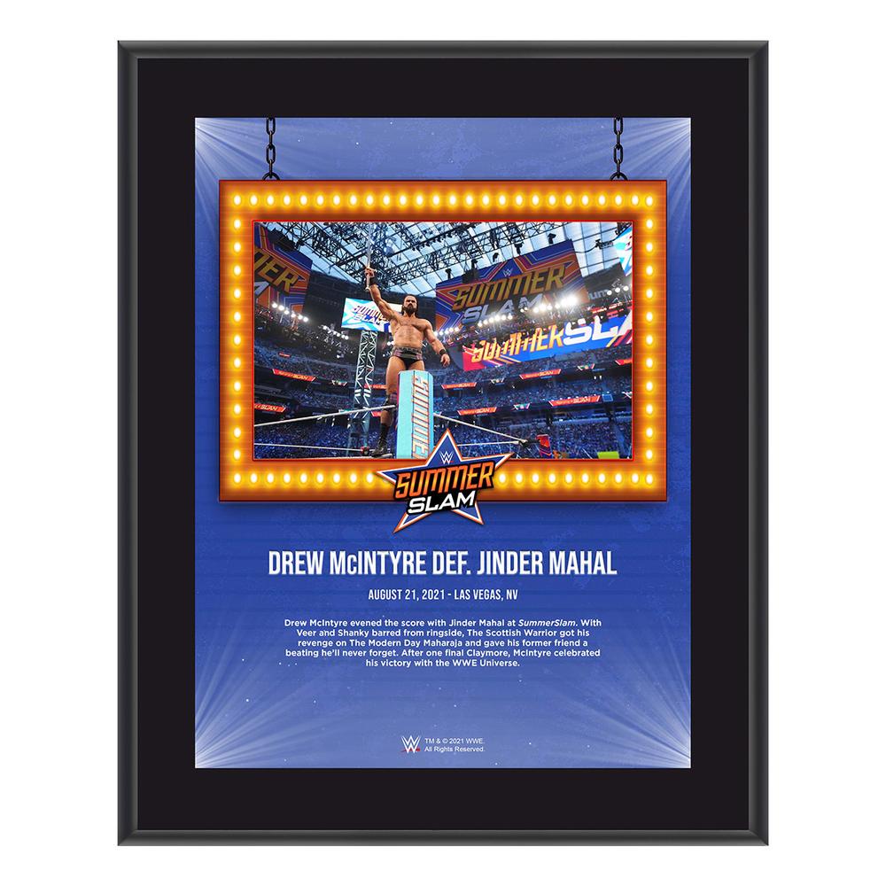 Drew McIntyre SummerSlam 2021 10x13 Commemorative Plaque Pwcatalog