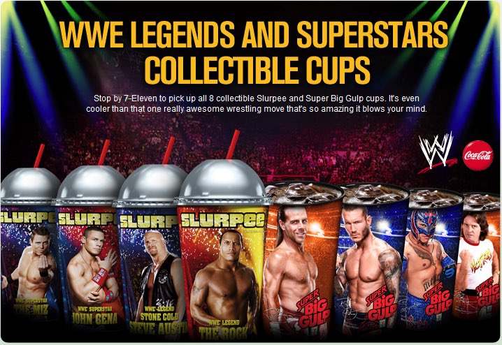 Shawn Michael SummerSlam 2011 7-11 big gulp PWcatalog