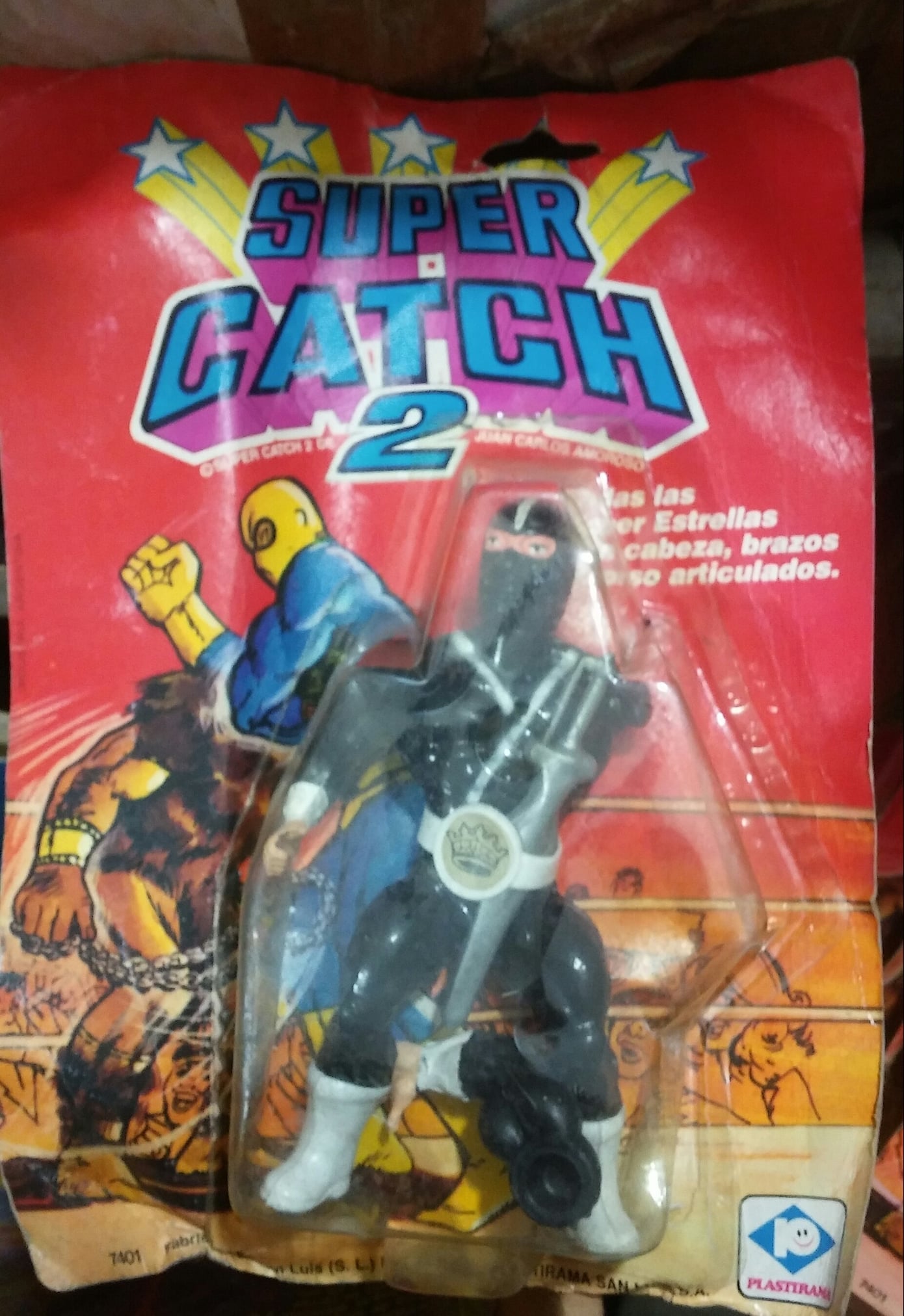 Plastirama Super Catch 2 EL ninja negro Action & Toy Figures PWcatalog