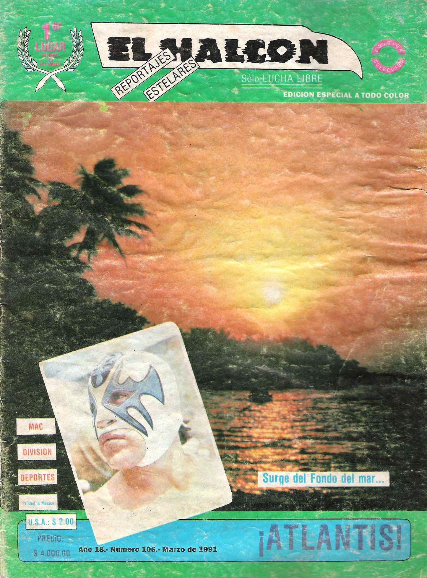 El Halcon March 1991 Magazine PWcatalog