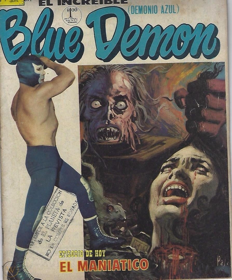 El Increible Blue Demon Magazines & Newspapers PWcatalog