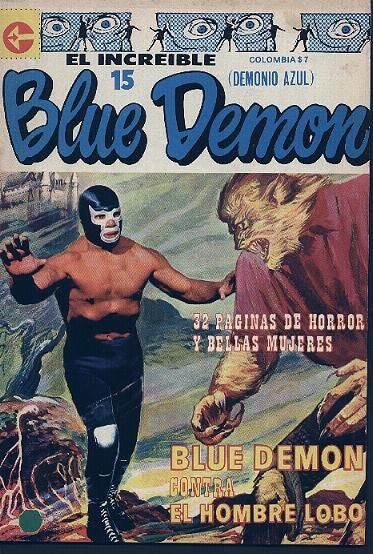 El Increible Blue Demon vol 15 Magazines & Newspapers PWcatalog