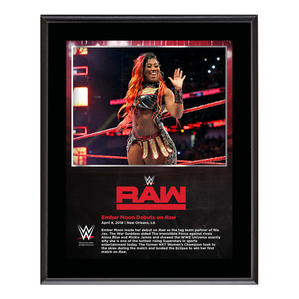 Ember Moon RAW New Orleans 10 x 13 Photo Plaque Pwcatalog
