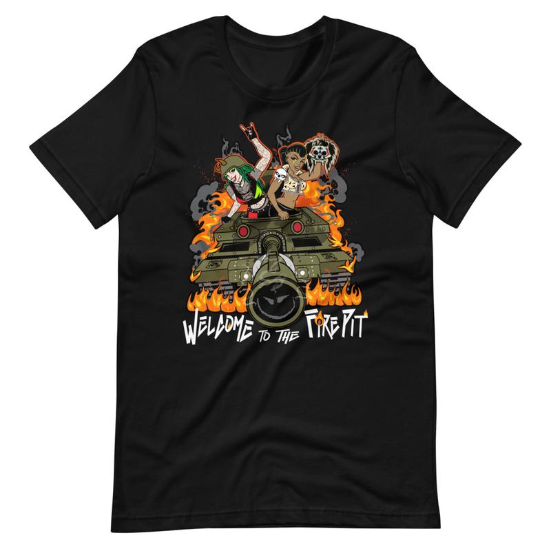 Ember Moon & Shotzi Blackheart Welcome to the Fire Pit T-Shirt Pwcatalog