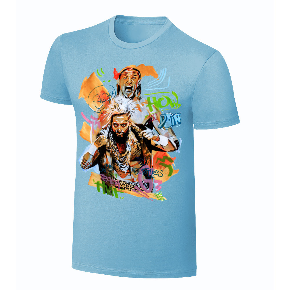Enzo & Big Cass Rob Schamberger Art Print T-Shirt Pwcatalog