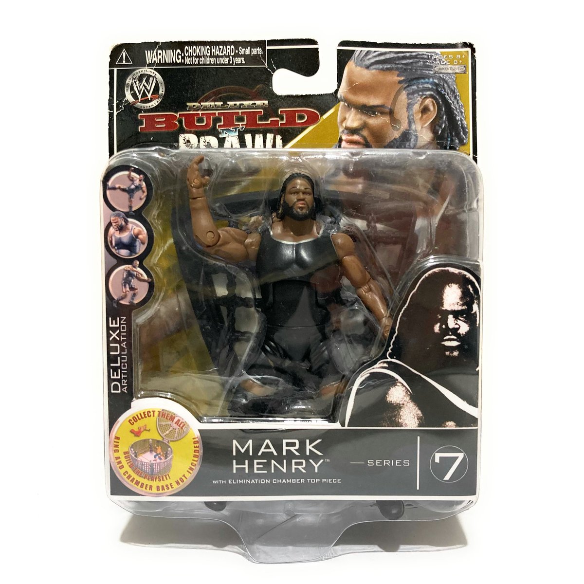 WWE Jakks Pacific Deluxe Build 'N' Brawl 7 Mark Henry Action & Toy Figures PWcatalog