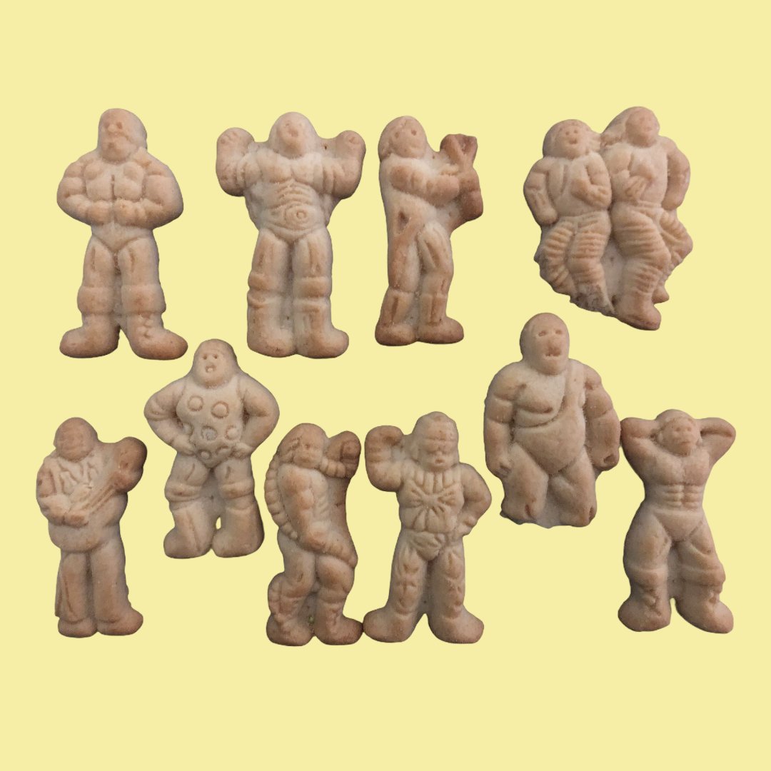 Superstars Oatmeal cookies Hulk Hogan Ultimate Warrior PWcatalog