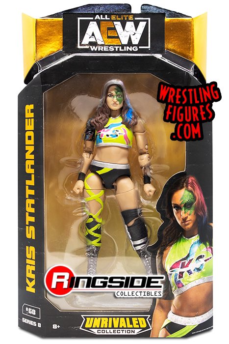 AEW Jazwares Unrivaled Collection 8 #68 Kris Statlander Action & Toy Figures PWcatalog