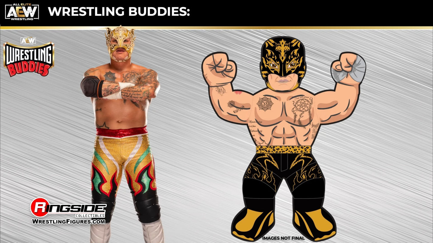 AEW Jazwares Wrestling Buddies 2 Rey Fenix Action & Toy Figures PWcatalog