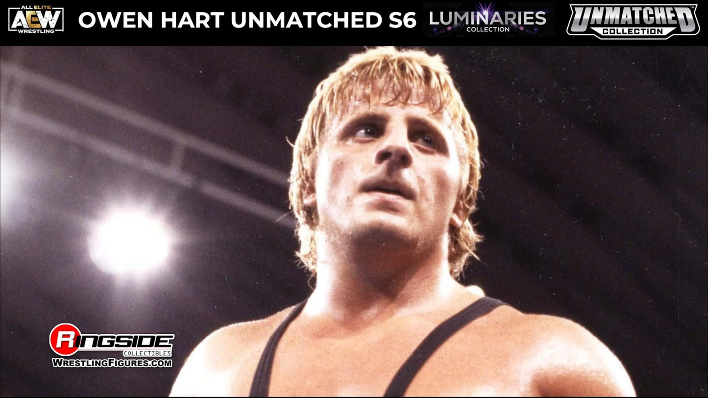 AEW Jazwares Unmatched Collection 6 Owen Hart Action & Toy Figures PWcatalog