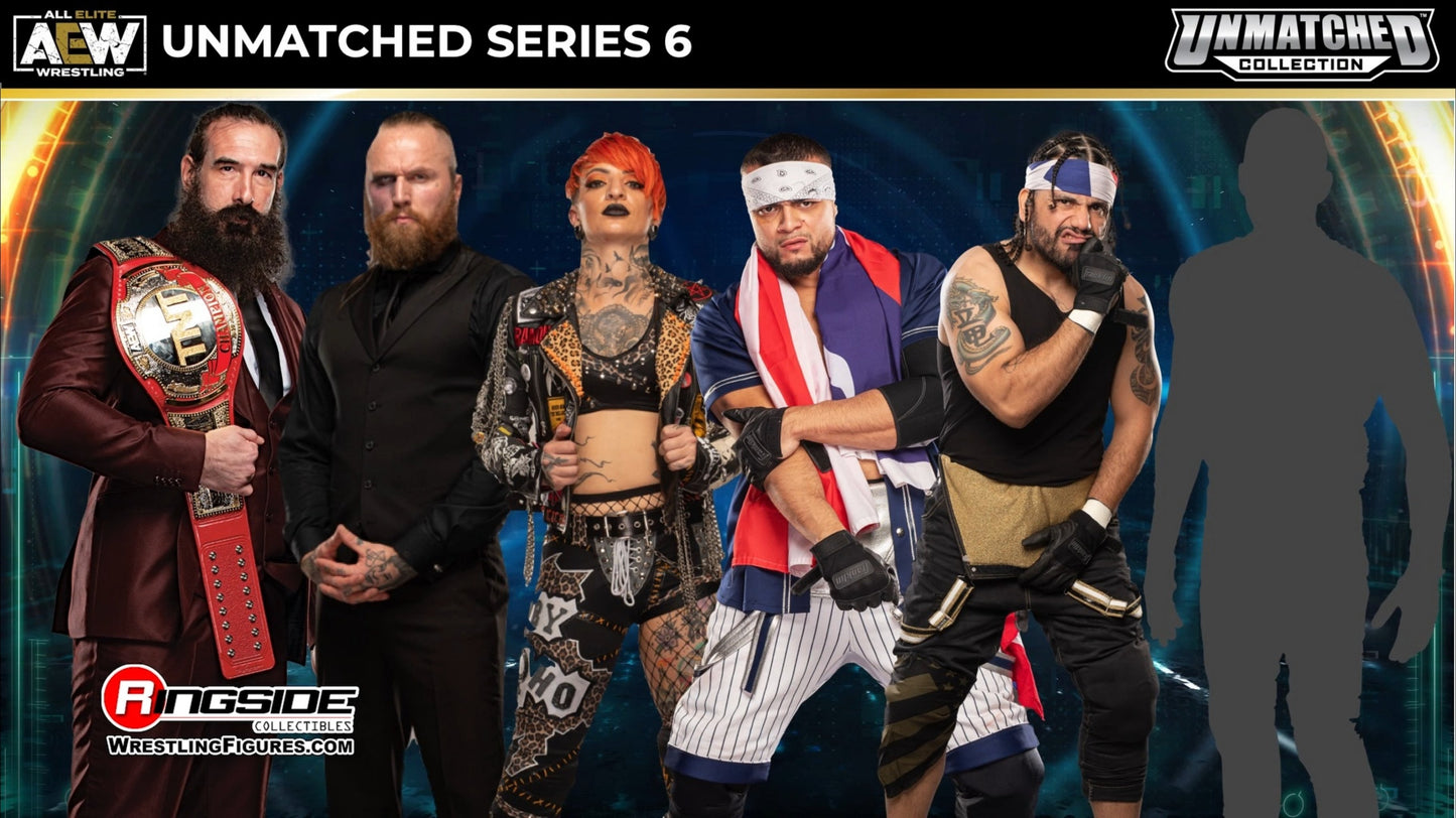 AEW Jazwares Unmatched Collection 6 Santana Action & Toy Figures PWcatalog