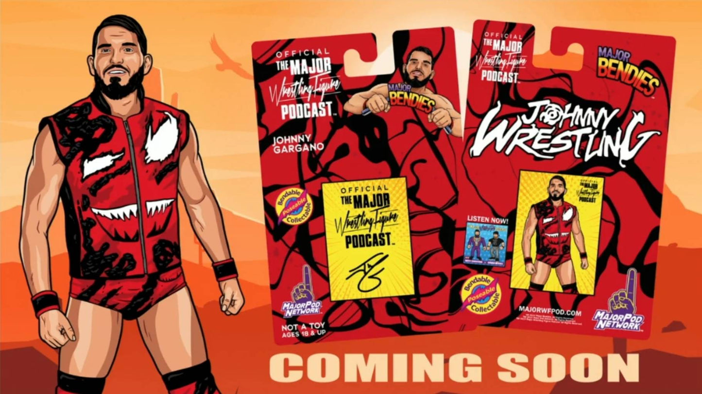 Major Wrestling Figure Podcast Major Bendies Johnny Gargano Action & Toy Figures PWcatalog
